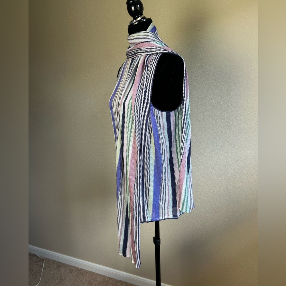 Missoni Women's Multicolor Knit Tank Top Tunic Size 42 - Picture 6 of 10